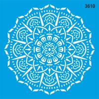 Mandala - Stencil Boyama Şablonu - StencilSepeti