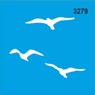 Martılar - Stencil Şablon - 1