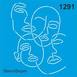 Mask - Stencil Boyama Şablonu - StencilSepeti