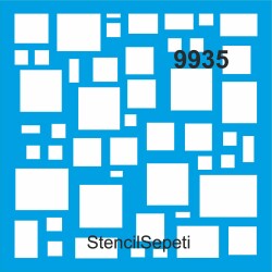 Modern - Stencil Deseni - StencilSepeti