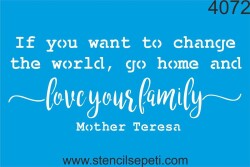 Mother Teresa - StencilSepeti