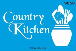 Mutfak - Stencil Boyama Şablonu - StencilSepeti