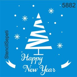 Mutlu Yıllar - StencilSepeti