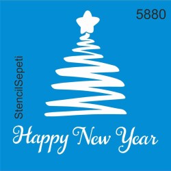 Mutlu Yıllar - StencilSepeti