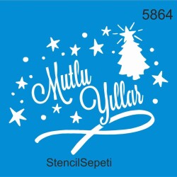 Mutlu Yıllar - StencilSepeti