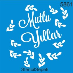 Mutlu Yıllar - StencilSepeti