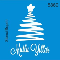 Mutlu Yıllar - StencilSepeti