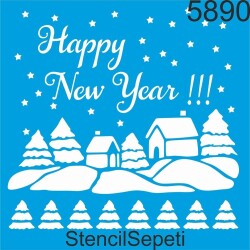 Mutlu Yıllar - StencilSepeti