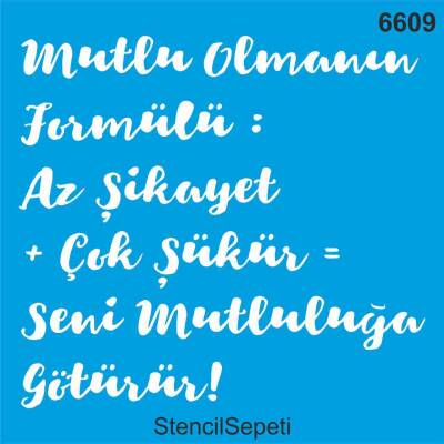 Mutluluğun Formülü - 1