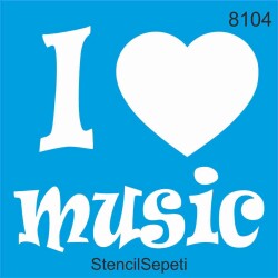 Müzik Aşkı - StencilSepeti