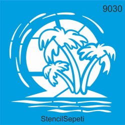 Palmiyeler - StencilSepeti