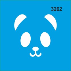 Panda - Stencil Boyama Şablonu - StencilSepeti
