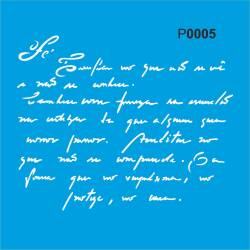 Pasta 4'lü Set 2 - Stencil Boyama Şablonu - 2