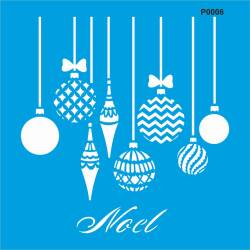 Pasta 4'lü Set 2 - Stencil Boyama Şablonu - 3