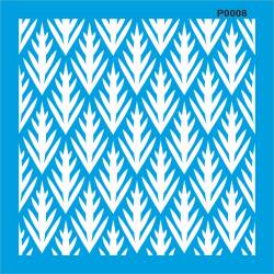 Pasta 4'lü Set 2 - Stencil Boyama Şablonu - 5