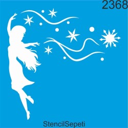 Peri Kızı - StencilSepeti