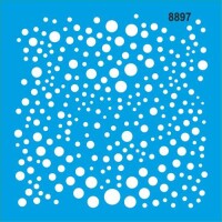 Puantiyeli Desen - Stencil Boyama Şablonu - StencilSepeti