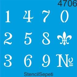 Rakamlar - StencilSepeti
