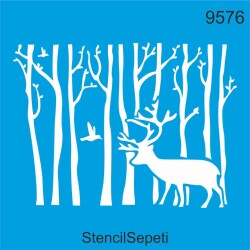 Ren Geyiği - StencilSepeti