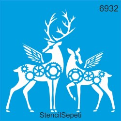 Ren Geyikleri - StencilSepeti