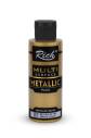 Rich Metalik Akrilik Boya 120 ml Beyaz Altın 6510 - Rich