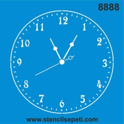 Saat - StencilSepeti