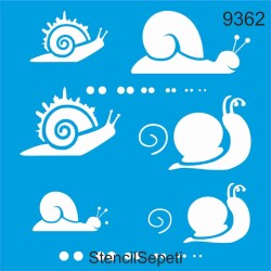 Salyangoz - StencilSepeti