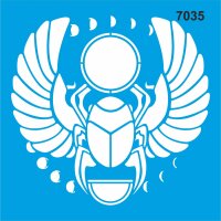 Skarabe - Stencil Boyama Şablonu - StencilSepeti