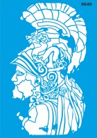 Spartalı - Stencil Boyama Şablonu - StencilSepeti