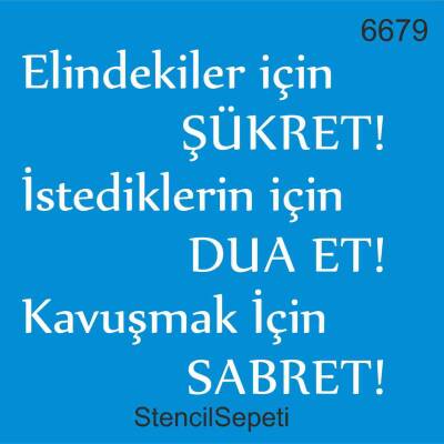 Şükret - 1