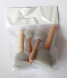 Sünger Pon Pon Fırça Seti - Gri - PonPon Arts