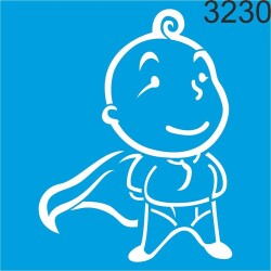 Süper Bebek - StencilSepeti