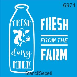 Süt Çiftliği - StencilSepeti