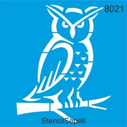 Baykuş - StencilSepeti