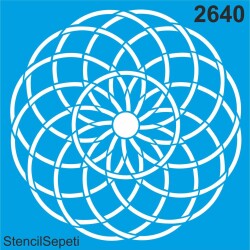Torus Çiçeği - Stencil Boyama Şablonu - StencilSepeti