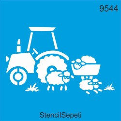 Traktör - StencilSepeti