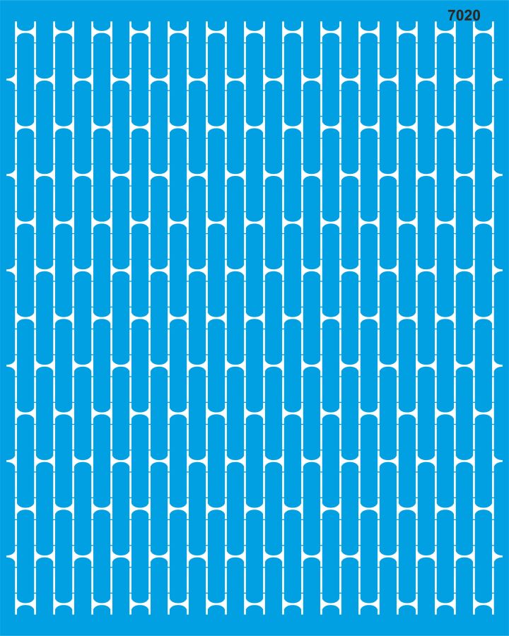 Tuğla Derz Duvar Deseni Stencil Boyama Şablonu - 1