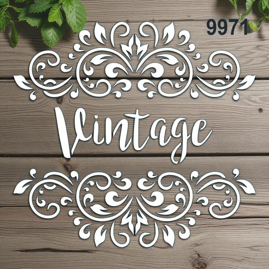 Vintage - Stencil Sepeti - 2
