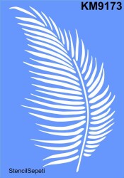 Yapraklar - Stencil Boyama Şablonu - StencilSepeti