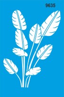 Yapraklar - Stencil Boyama Şablonu - StencilSepeti