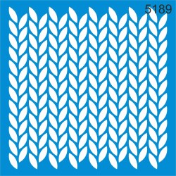 Yapraklı Desen - Stencil Boyama Şablonu - StencilSepeti