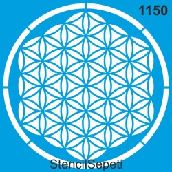 Yaşam Çiçeği - StencilSepeti