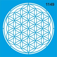 Yaşam Çiçeği - StencilSepeti