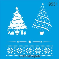 Yılbaşı Ağacı - StencilSepeti