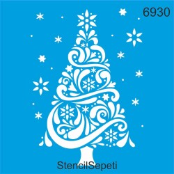 Yılbaşı Ağacı - StencilSepeti