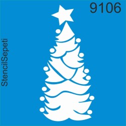 Yılbaşı Çamı - StencilSepeti