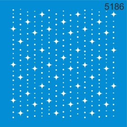 Yılbaşı Süsleme Deseni - Stencil Boyama Şablonu - StencilSepeti