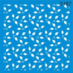 Yılbaşı Süsleme Deseni - Stencil Boyama Şablonu - StencilSepeti