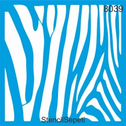 Zebra Deseni - StencilSepeti