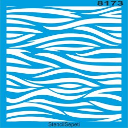 Zebra Deseni - StencilSepeti